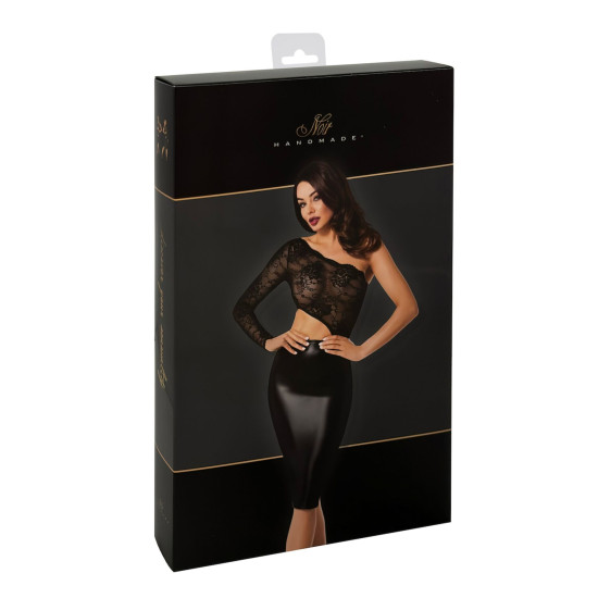 Сукня асиметрична, чорна Noir Handmade F339 Assymetrical Dress, L