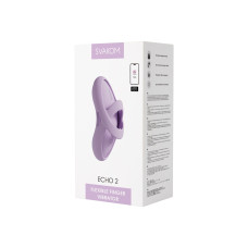 Кліторальний вібратор, рожево-бузковий Svakom Echo 2 Pink Lilac