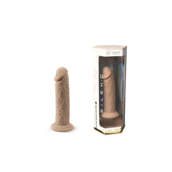 Реалистичный фаллоимитатор, длина 15,2 см SilexD Robby Real Skin Flesh (MODEL 2 size 6in)