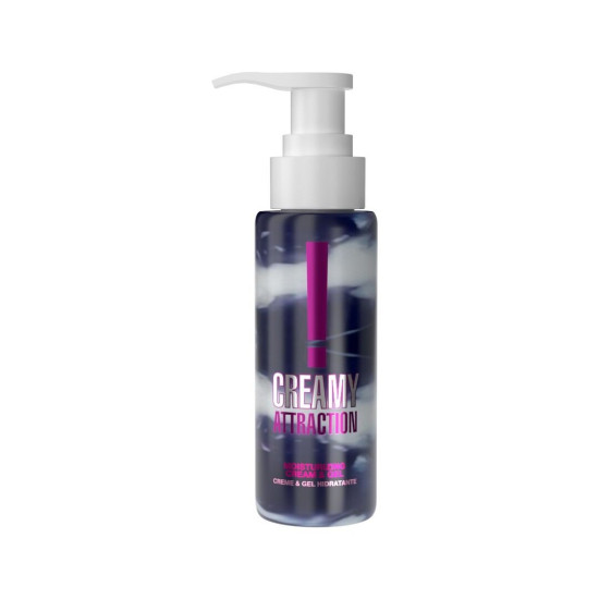 Увлажняющий крем-гель 2 в 1 для всего тела, со вкусом ежевики Intt Creamy Attraction Blackberry, 100 ml