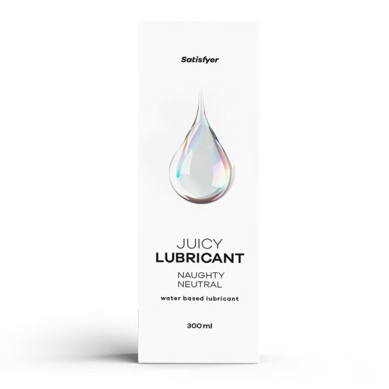 Лубрикант на водной основе Satisfyer Juicy Lubricant Naughty Neutral, 300 ml