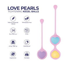 Вагінальні кульки Wooomy Love Pearls
