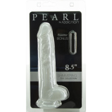 Фалоімітатор з мошонкою, довжина 22 см, віброкуля в подарунок Addiction Pearl Dildo With Balls, 8.5 inch