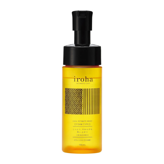 Пена для интимного ухода с ароматом сладких цитрусов Iroha Intimate Wash Foam Type Sweet Citrus, 150 ml