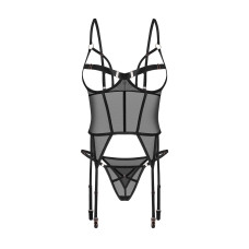 Корсет Obsessive Euridia Corset & Tanga, розмір XS/S