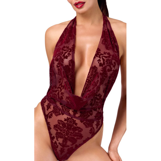 Каскадне боді Noir Handmade F386 Kink Royal cascade bodysuit, L