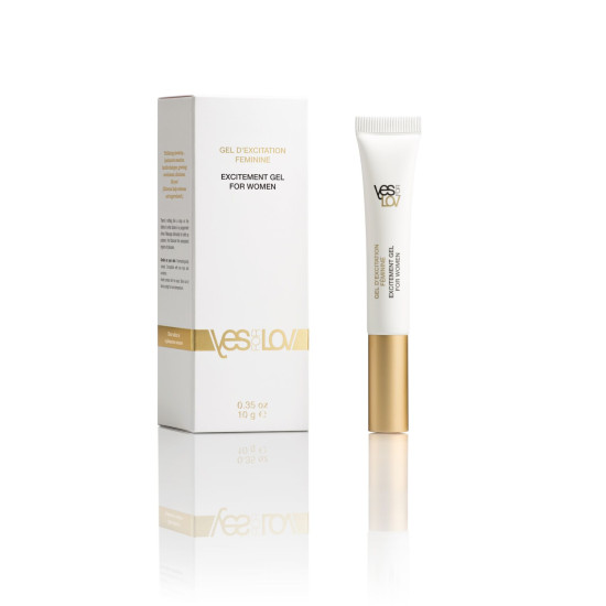 Возбуждающий гель для клитора, натуральный состав, мятный YESforLOV Clitoral Stimulating Gel, 10 g