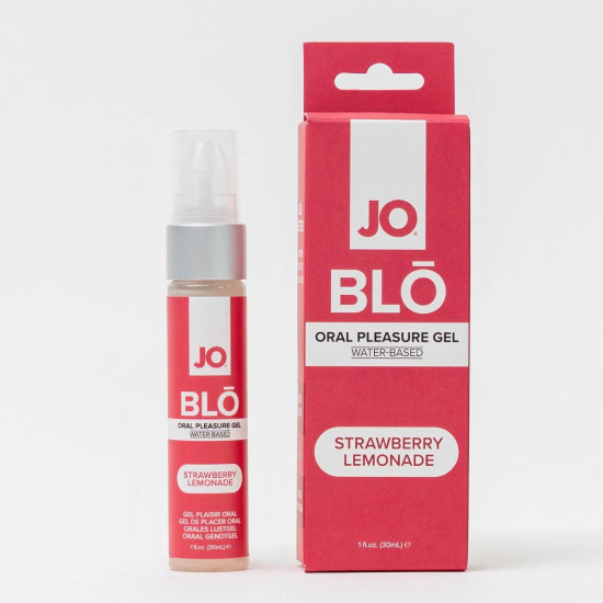 Гель для оральних пестощів, полуничний лимонад JO - BLO - Strawberry Lemonade, 30 ml