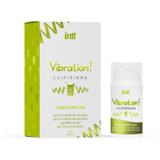 Рідкий вібратор Intt Vibration Caipirinha, 15 ml (пом'ята упаковка)