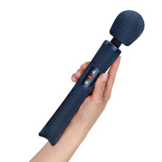 Вібромасажер, синій Fun Factory Vim Vibrating Wand Nightblue (пом'ята упаковка)