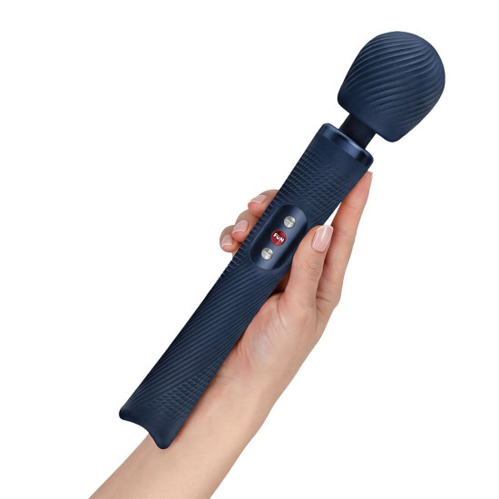 Вибромассажер, синий Fun Factory Vim Vibrating Wand Nightblue (мятая упаковка)