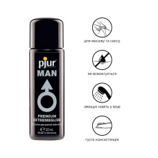 Густий лубрикант для чоловіків на силіконовій основі Pjur MAN Premium Extremeglide, 30 ml