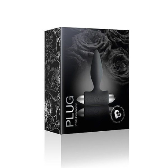 Чорний анальний вібратор Rocks Off Petite Sensations Petite Sensations Plug Black