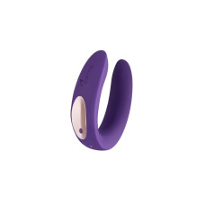 Вібратор для пар фіолетового кольору з двома моторчиками Satisfyer Double Plus