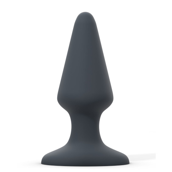 Силіконова анальна пробка чорного кольору, макс. діаметр 5,1 см Dorcel Best Plug, L