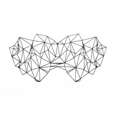 Маска на лицо из винила с клеевым креплением, без завязок Bijoux Indiscrets Kristine Mask