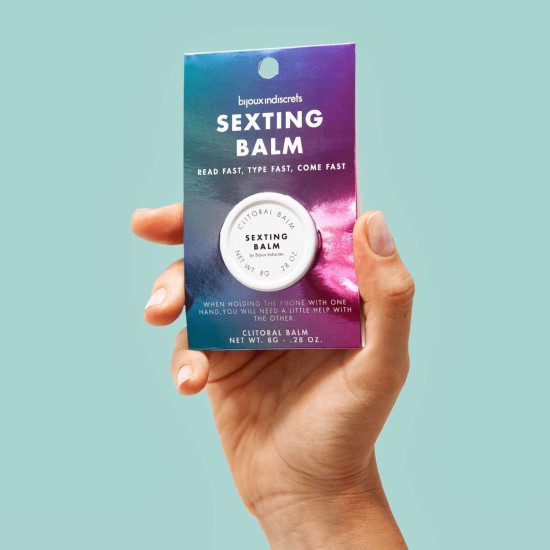 Розігріваючий бальзам для клітора Bijoux Indiscrets Sexting Balm, 8 g