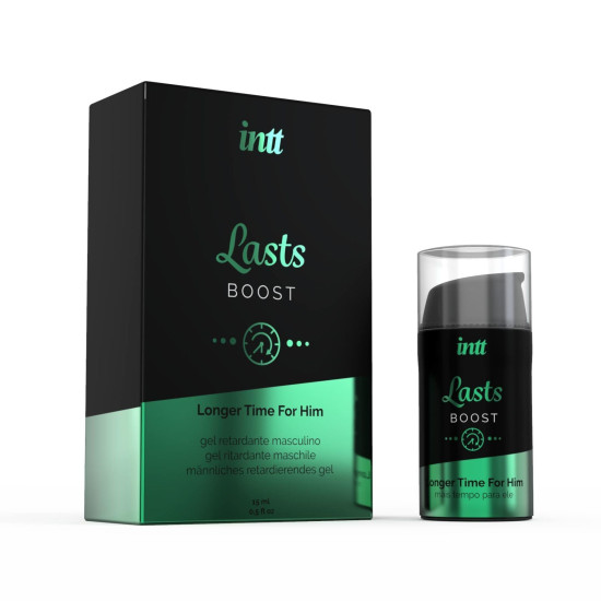 Гель-пролонгатор для мужчин с экстрактом гвоздики и мяты Intt Lasts, 15 ml