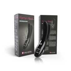 Двойной вибратор с электростимуляцией, черный Mystim Tingling Aparte eStim Black