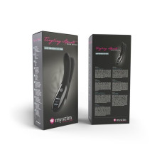 Двойной вибратор с электростимуляцией, черный Mystim Tingling Aparte eStim Black