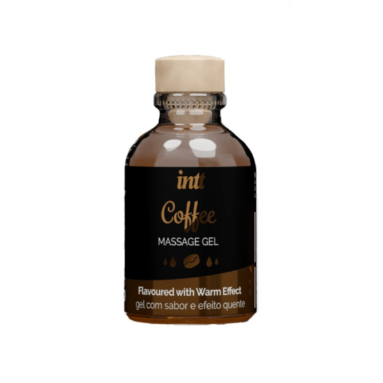 Съедобный гель для интимного массажа со вкусом кофе Intt Coffee, 30 ml