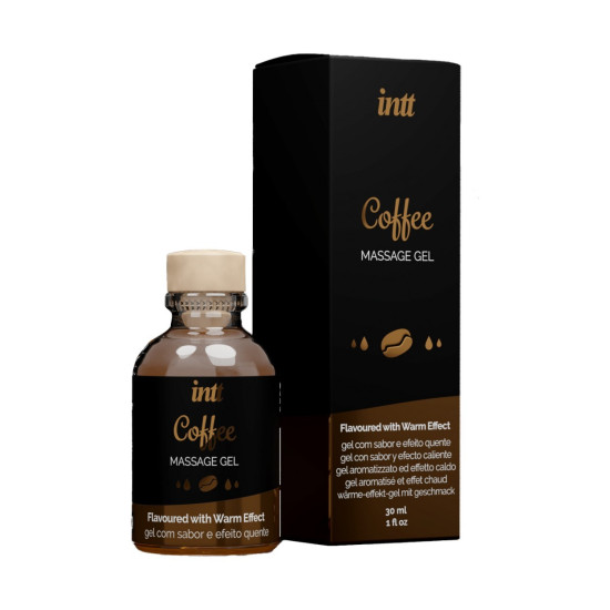 Съедобный гель для интимного массажа со вкусом кофе Intt Coffee, 30 ml