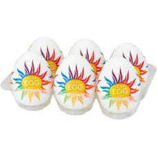 Набор из 6 мастурбаторов-яиц Tenga Egg Shiny Pride Edition