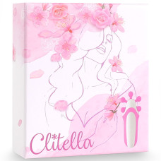 Стимулятор с имитацией оральных ласк, розовый FeelzToys Clitella Oral Clitoral Stimulator Pink