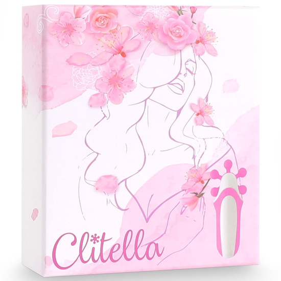 Стимулятор с имитацией оральных ласк, розовый FeelzToys Clitella Oral Clitoral Stimulator Pink