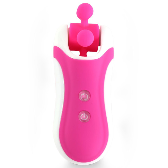 Стимулятор с имитацией оральных ласк, розовый FeelzToys Clitella Oral Clitoral Stimulator Pink