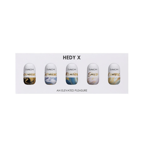 Набор яиц-мастурбаторов с разной текстурой Svakom Hedy X - Mixed Textures