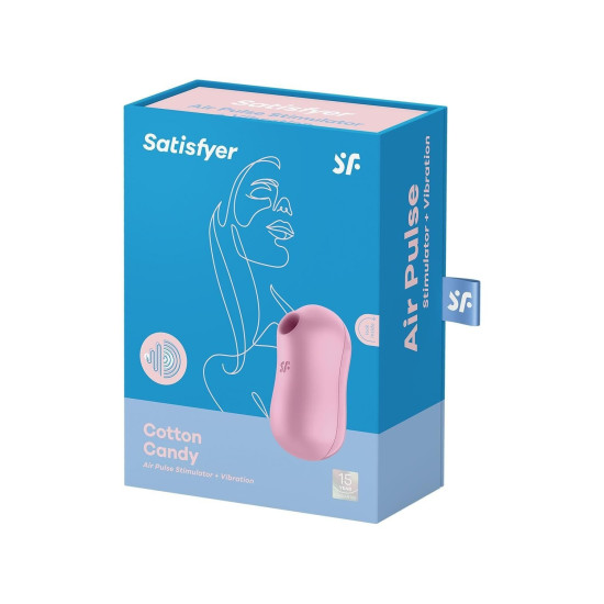 Вакуумний стимулятор, ліловий Satisfyer Cotton Candy Lilac
