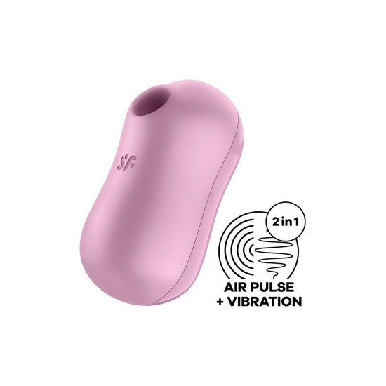 Вакуумний стимулятор, ліловий Satisfyer Cotton Candy Lilac