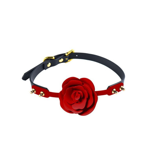 Розкішний кляп у вигляді троянди з подвійним використанням Zalo Rose Ball Gag