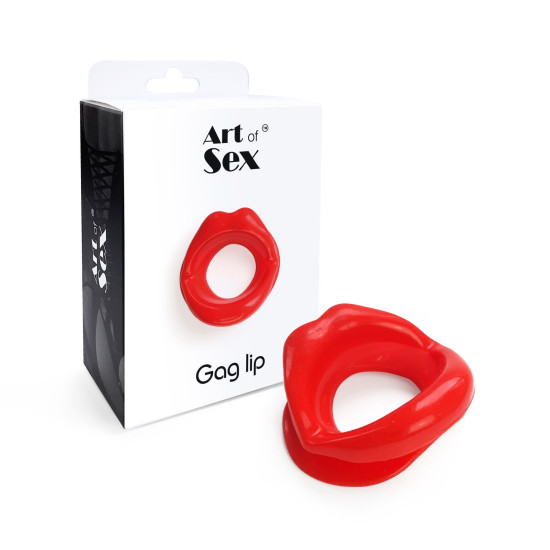Кляп-розширювач у формі губ, червоний Art of Sex Gag Lip