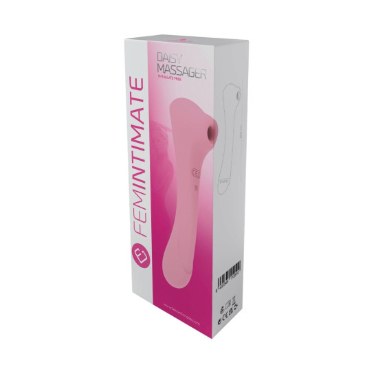 Вакуумный клиторальный стимулятор, розовый Femintimate Daisy Massager Pink