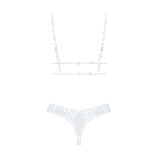 Эротический комплект (бюстгальтер и танга), черный Obsessive Heavenly 2-Pcs Set Black, XS/S