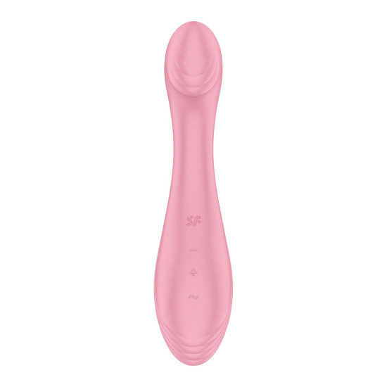 Вибратор для точки G с 10 режимами и 5 уровнями интенсивности, розовый Satisfyer G-Force Pink