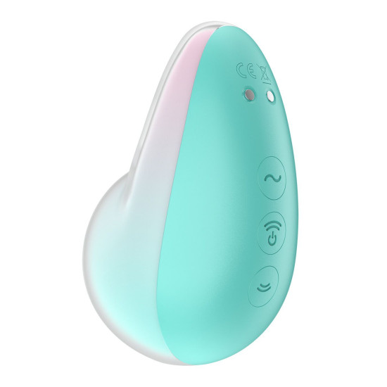 Вакуумный стимулятор с вибрацией, мятно-розовый Satisfyer Pixie Dust Mint/Pink