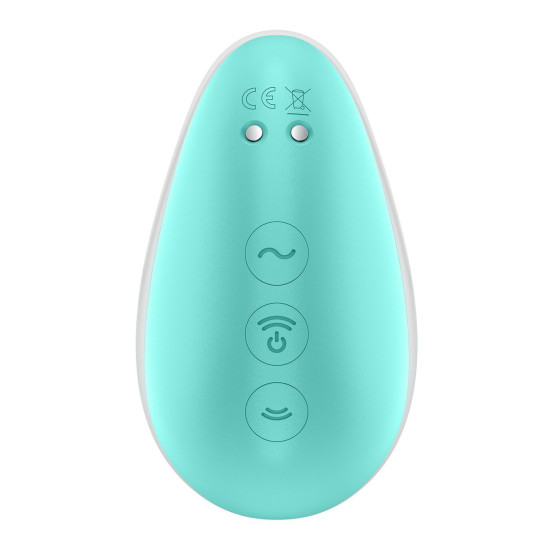 Вакуумный стимулятор с вибрацией, мятно-розовый Satisfyer Pixie Dust Mint/Pink