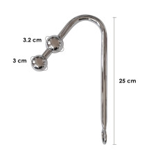 Бондажний набір з металевим анальним гаком №3 Art of Sex Blanca Bondage Set with Anal Hook №3