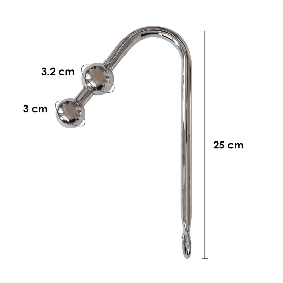 Бондажный набор с металлическим анальным крюком №3 Art of Sex Blanca Bondage Set with Anal Hook №3