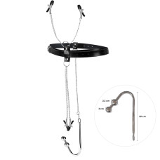 Бондажний набір з металевим анальним гаком №3 Art of Sex Blanca Bondage Set with Anal Hook №3