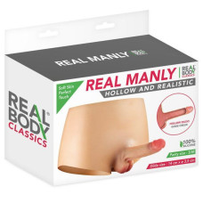 Страпон полый и реалистичный Real Body Real Manly, S/M
