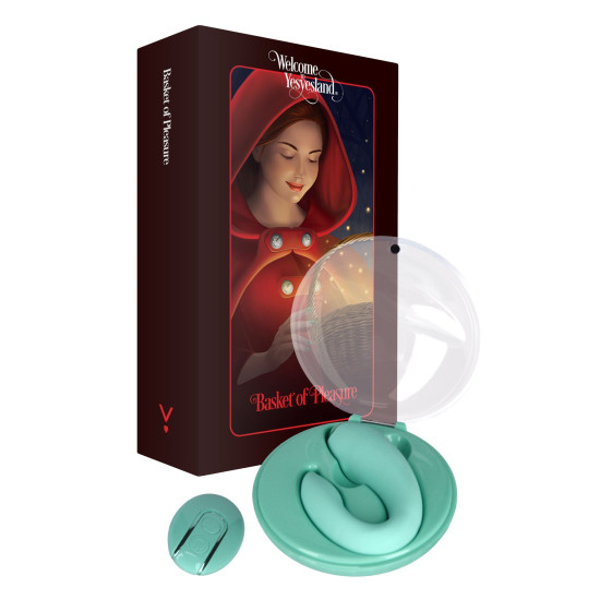 Вібратор для пар, зарядний кейс і пульт ДК, зелений FairyGasm PleasureBerry Green