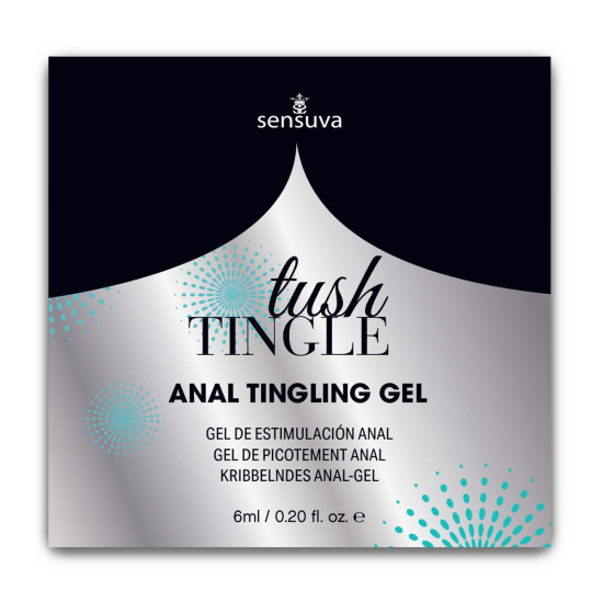 Пробник стимулюючого анального гелю Sensuva Tush Tingle, 6 ml