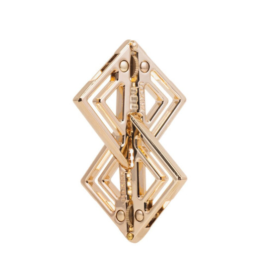 Регулируемые зажимы для сосков с тяжелой подвеской, золотистые Lockink Adjustable Nipple Clamps with Heavy Pendant Golden
