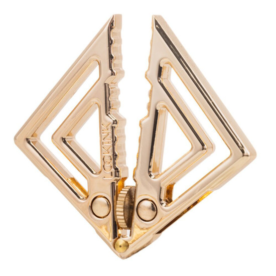 Регулируемые зажимы для сосков с тяжелой подвеской, золотистые Lockink Adjustable Nipple Clamps with Heavy Pendant Golden