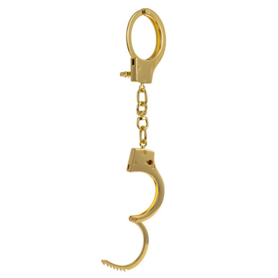 Металеві БДСМ наручники, золотисті Lockink Pretty-Sub Handcuffs