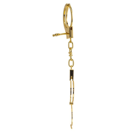 Металеві БДСМ наручники, золотисті Lockink Pretty-Sub Handcuffs